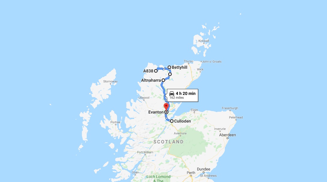 Scottish rally route 2019